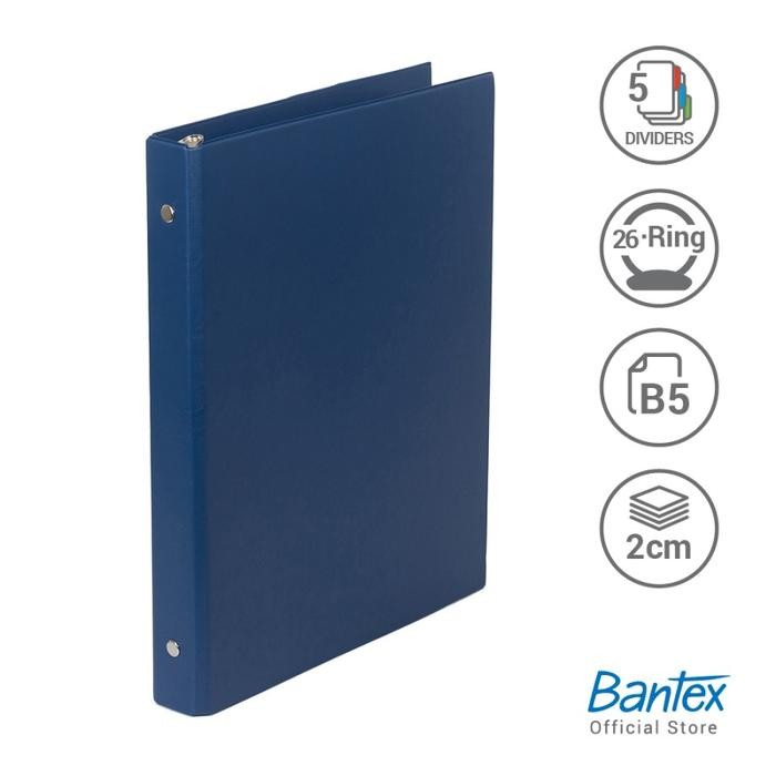 

BUKU BINDER NOTE B5 BANTEX 1326 WARNA BIRU / BLUE KODE 318