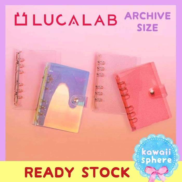

LUCALAB RING BINDER ARCHIVE SIZE PVC COVER ONLY ROSE GOLD RING KODE 1316