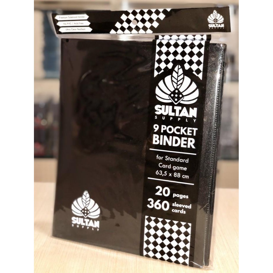 

SULTAN 9-POCKET BINDER BLACK KODE 762
