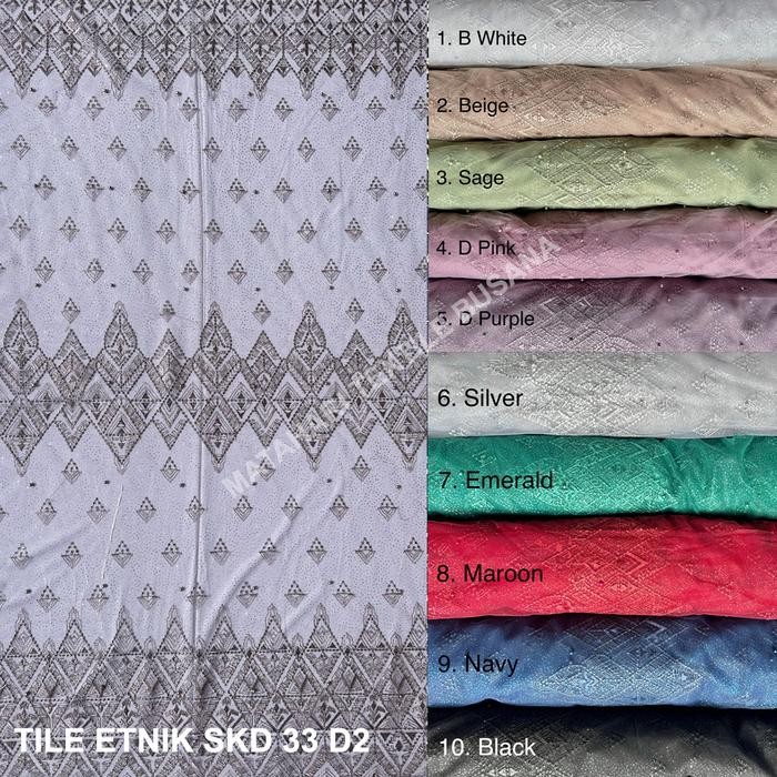 

TILE ETNIK NEW SKD 33 D2 LEBAR KAIN 1.30M KODE 834