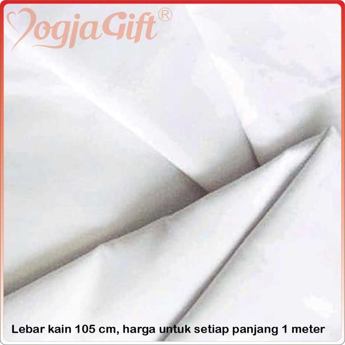 

BAHAN MEMBATIK KAIN MORI PUTIH KATUN PRIMISSIMA METERAN KODE 326