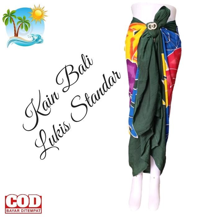 

KAIN PANTAI BALI LUKIS UKURAN STANDAR II 120X175-185 KODE 543
