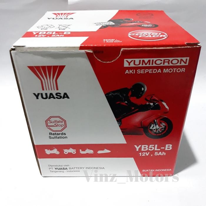 Langsung Kirim  AKI BASAH YUASA YAMAHA JUPITER MX 135 OLD / Z - MIO SPORTY - SUPRA X LAMA - VEGA ZR