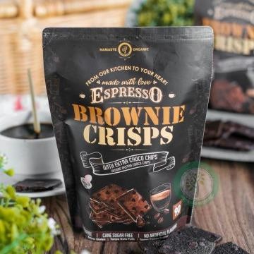 

Espresso Brownie Crisps - With Extra Choco Chips 90Gr