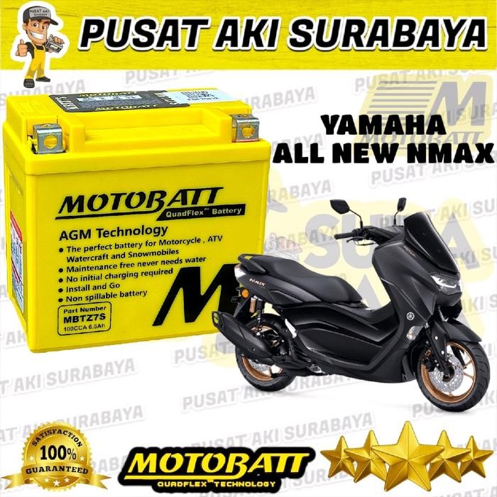 Langsung Kirim  YAMAHA ALL NEW NMAX MOTOBATT MBTZ7S ACCU GEL SIAP PAKAI UNTUK MOTOR SCOOPY ISS