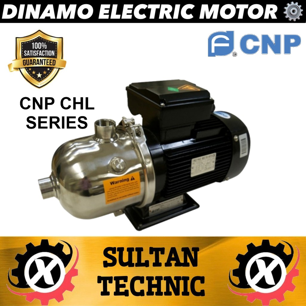 

POMPA CNP CHL 12-40 2,4KW FLOW/HEAD AT MAX EFFICIENCY:12 m3/h @ 39.5 m 1 Phase 50Hz / POMPA CNP CHL12-40 / CENTRIFUGAL PUMP / CNP CENTRIFUGAL PUMP