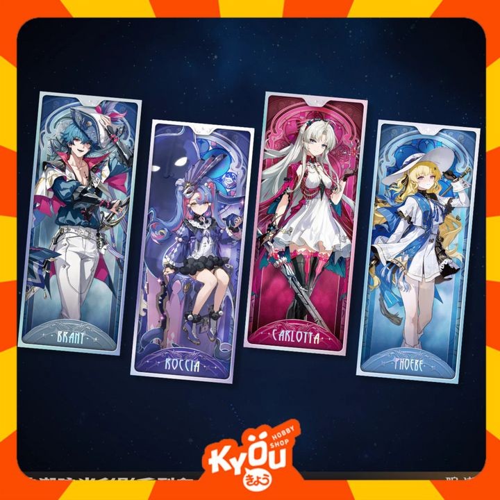 

Phoebe - Brant - Carlotta - Roccia Reflections Theme Splash Art Card / Laser Ticket (8x20cm) - Wuthering Waves