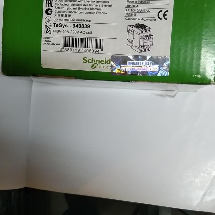 Kontraktor Lc1D Schneider/Contraktor Lc1D40