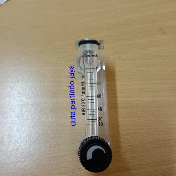 Flow Meter Rotameter Udara / Gas 100 Nl/Min