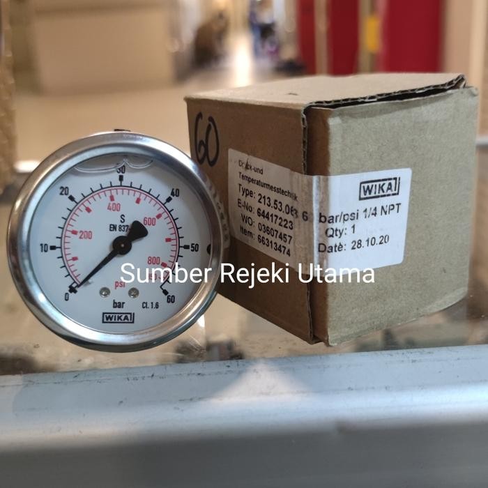 Pressure Gauge Payung Wika 21/2" Inch
