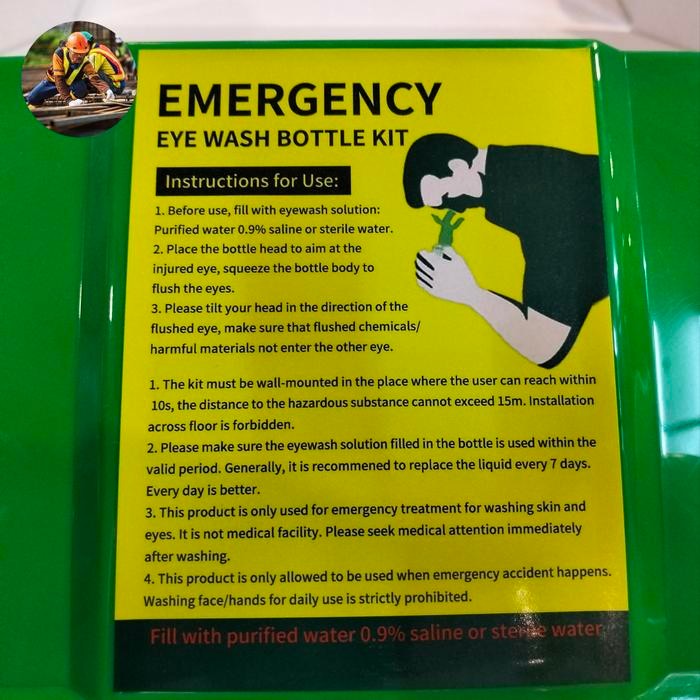 Emergency Eye Wash Bottle Unicare 6670 Botol Eye Wash Emergency