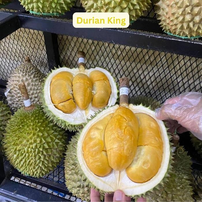 

DISKON Durian Musang King Frozen Nitrogen Original Pahang Malaysia Buah Bulat READY STOCK