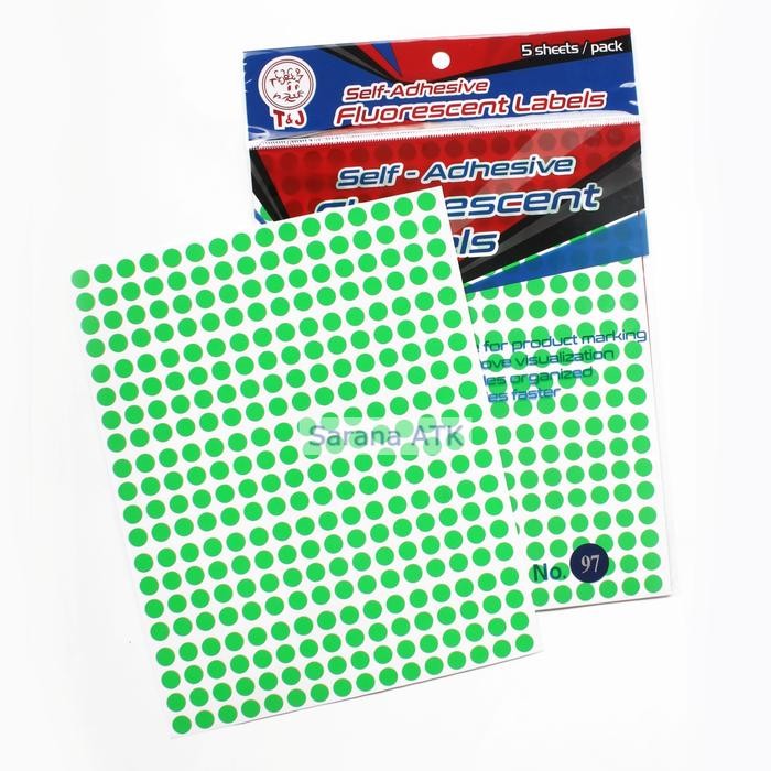 

TOM & JERRY LABEL WARNA NO. 97 Hijau - Green [ Pad ]