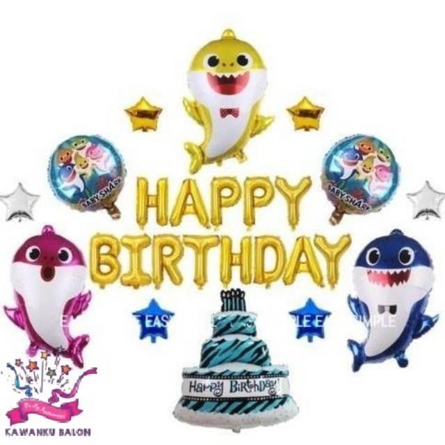 

Terlaris BABY SHARK SET DEKORASI GOLD/BALON TEMA BABY SHARK SALE