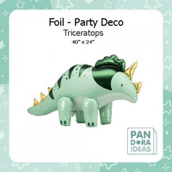 

Terlaris Foil Party Deco 4D Triceratops Foil Balloon / Balon Foil Dinosaurus SALE