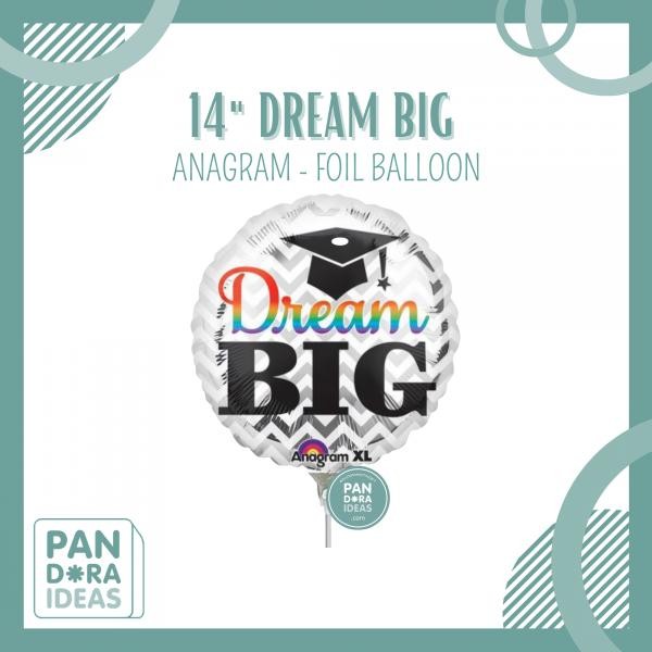 

Terlaris 14" Dream Big USA Foil Balloon Balon Foil Wisuda SALE