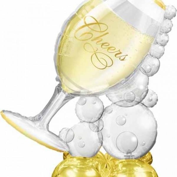 

Terlaris 51" Bubbly Wine Glasses Airloonz Anagram Balloon Balon Foil Wine SALE