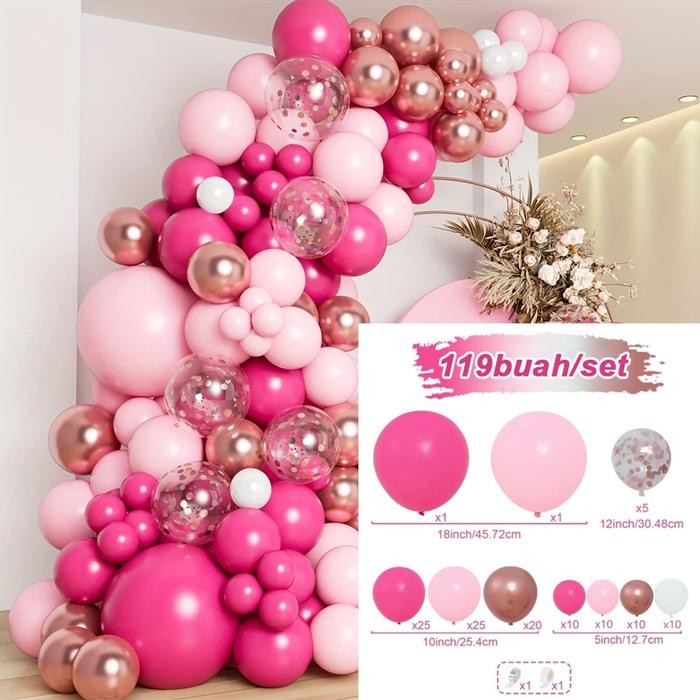 

Terlaris Pink Beauty Balon Princess Dekorasi Gadis 1st Happy Birthday Dekorasi Pesta Karet Aman