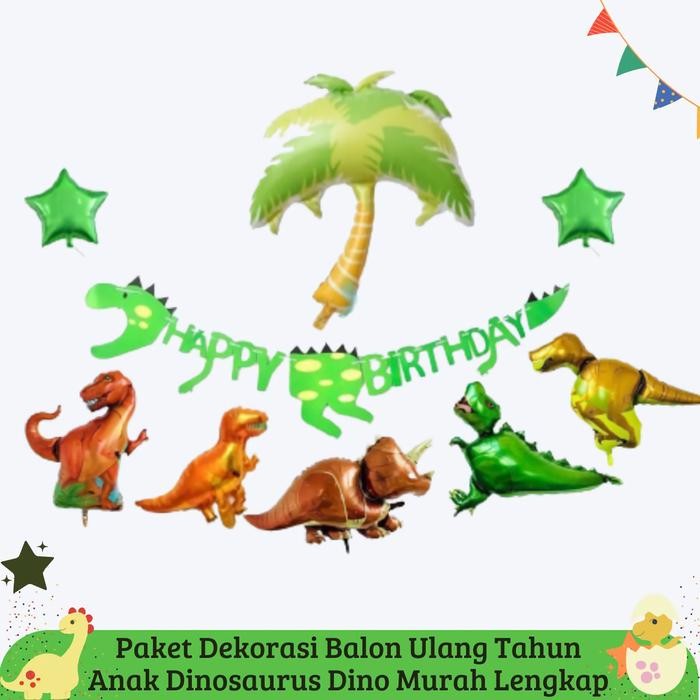 

Terlaris PAKET DEKORASI BALON PESTA ULANG TAHUN ANAK DINOSAURUS DINO SALE
