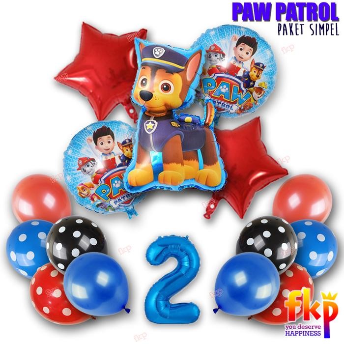 

Terlaris FUN KIDS PARTY Paket Dekorasi Paw Patrol Simpel/Paket Dekor Angka Biru SALE