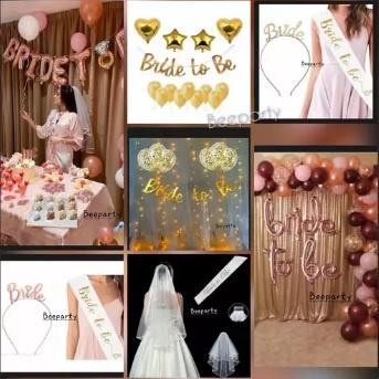 

Terlaris Paket balon Bridetobe /Balon pengantin SALE