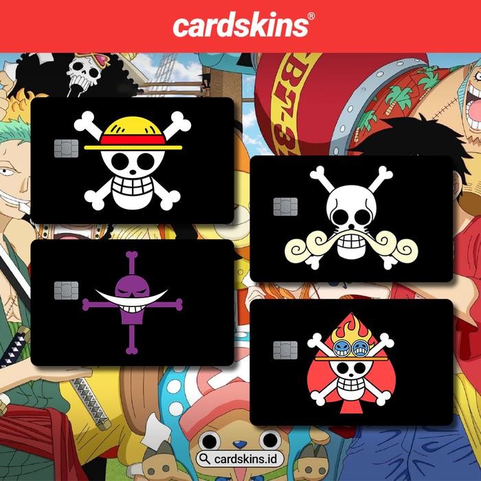 BENDERA ONE PIECE Skin/Sticker Kartu ATM