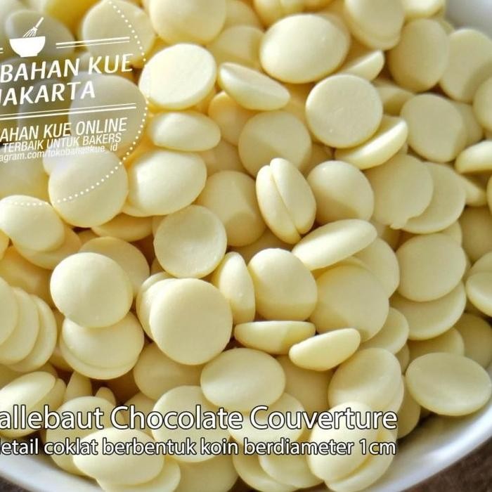 

Lecy.store2 Callebaut White W2 28% 250gr Chocolate Couverture Cokelat Putih Coin