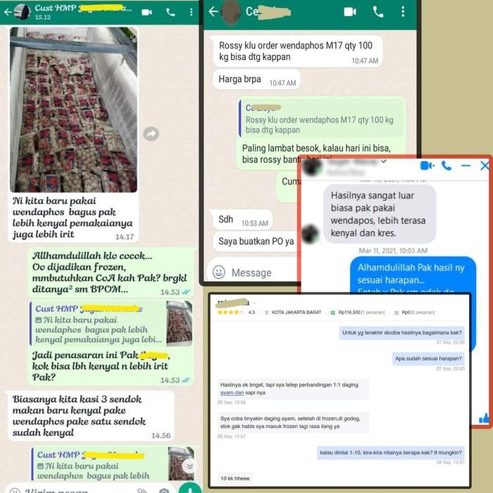 

Vanilla.storee Wendaphos M17 Phospate Pengenyal Bakso / Sosis / Nugget (450gr)