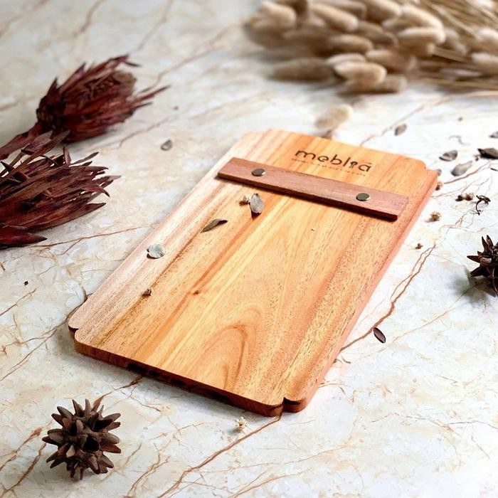 

Gamya Wooden Menu Board Papan Menu Kayu Buku Menu