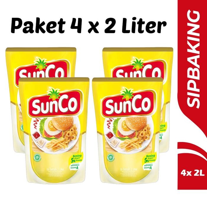 

JATIM - Minyak Goreng SUNCO 2 liter x 4 Cooking Oil