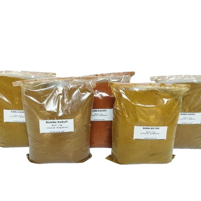 

Bumbu Nasi Arab Kualitas Premium 1 Kg - Kebuli, Briyani, Bukhori, Mandhi & Kabsah - Masakan, Msg,