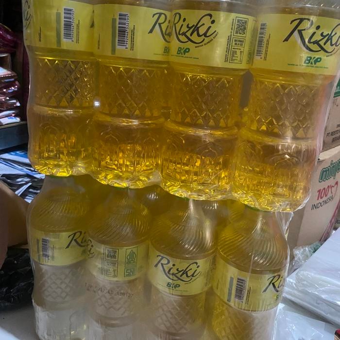 MINYAK GORENG RIZKI 1 KRAT ISI 12 BOTOL