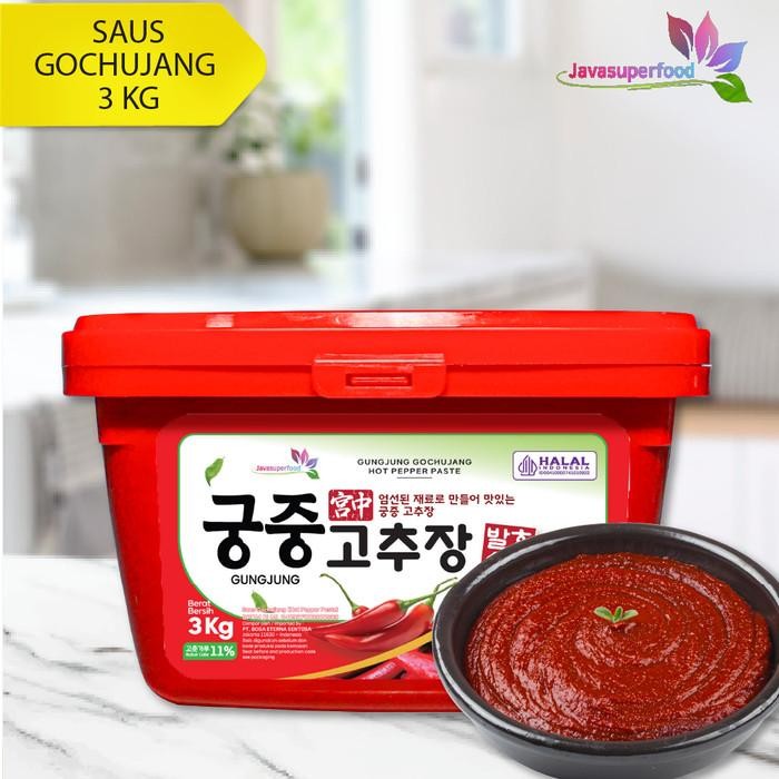 

[HALAL] GUNGJUNG GOCHUJANG HOT PEPPER TASTE / PASTA CABAI PEDAS KOREA 3KG