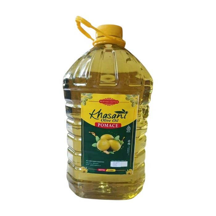 

minyak zaitun olive oil pomace 5 liter khasani asli dan berkualitas