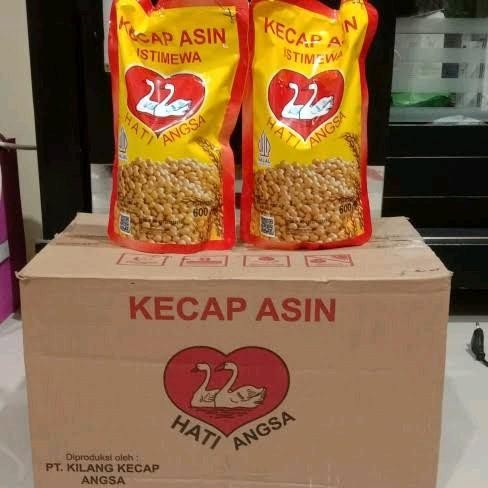 

Kecap Asin Angsa 600ml Refill Dus 12 x 600ml / Kecap asin angsa refill 600ml x 12 Dus / Kecap angsa