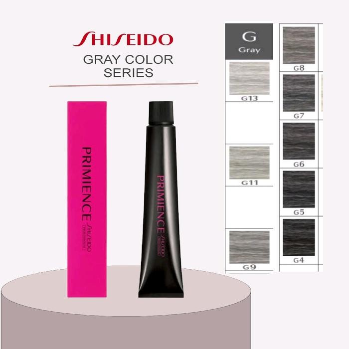 Terbaru Shiseido Primience Hair Color Gray Warna Tahan Lama Pewarna Abu-Abu Ready
