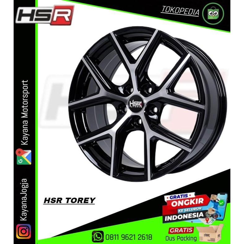 Ready Stok Velg Mobil Honda Stream Ring 18 Tipe HSR Wheel TOREY 1135
