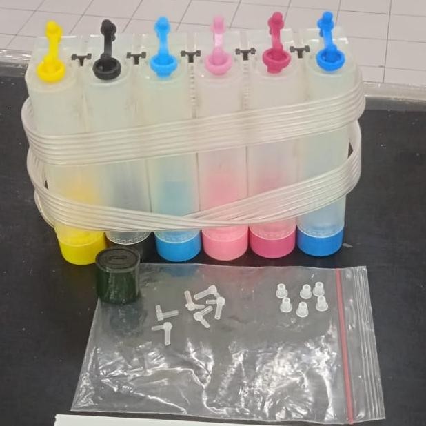 tabung modif infus epson 1390 T60 kosongan 6 warna