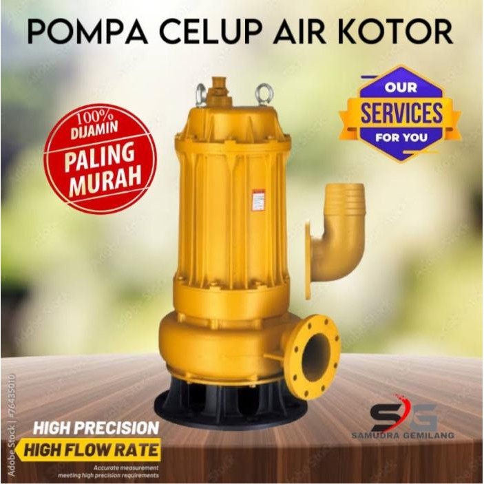 Pompa submersible 6In Pompa Celup Air Kotor Sewage Pump 11Kw