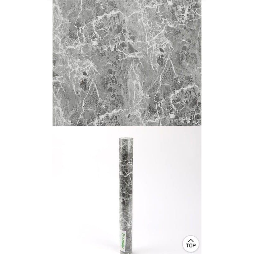 Marble Putih Hitam Wallpaper Sticker-Dinding Walpaper Stiker Granit