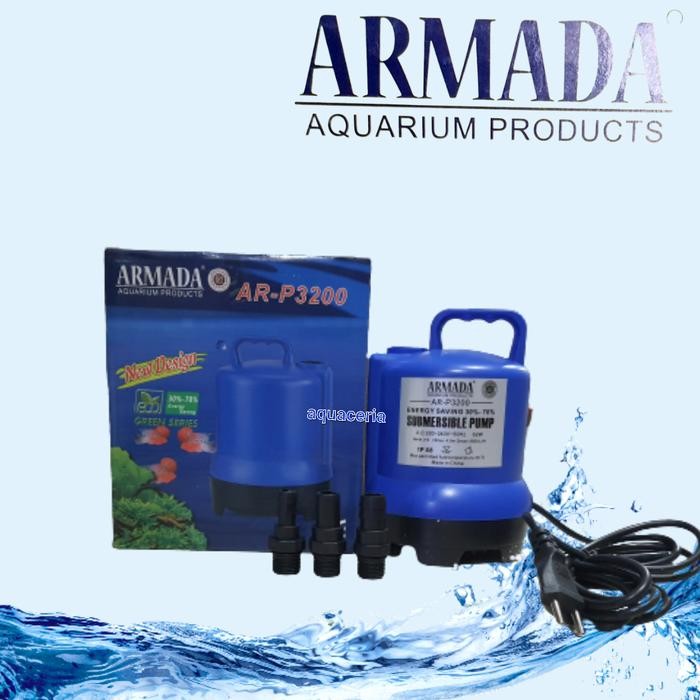 POMPA KOLAM IKAN ARMADA P 3200 MESIN POMPA KOLAM AIR MANCUR AIR TERJUN