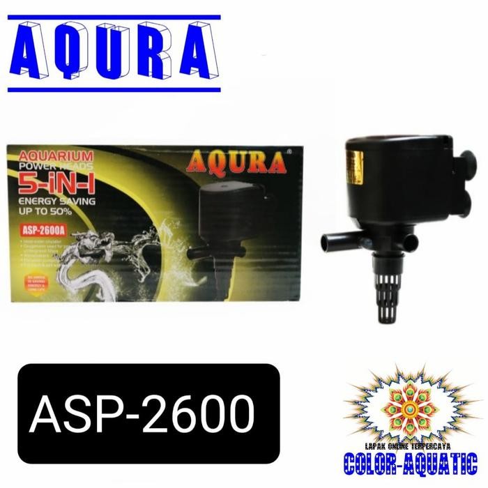 POMPA CELUP AIR AQUARIUM AQURA 2600 POWER HEAD 2600