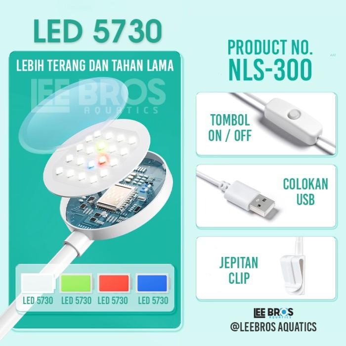 LAMPU AQUARIUM MINI / LED AQUARIUM / LAMPU AQUARIUM JEPIT