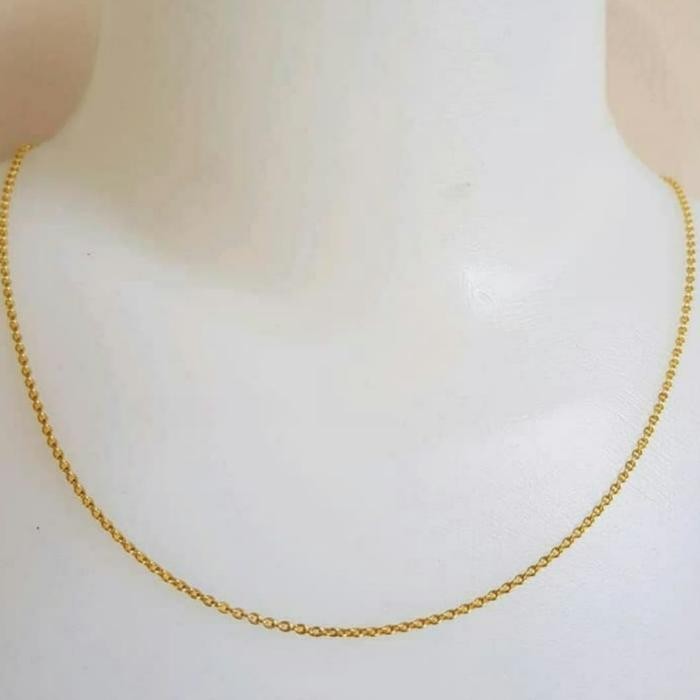 Necklace Jewellery Kalung Emas asli Fancy Kadar 875 berat 1.5 gram *