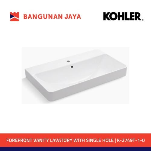 TERLARIS Kohler Forefront Vanity Lavatory with single faucet hole K-2749T-1-0