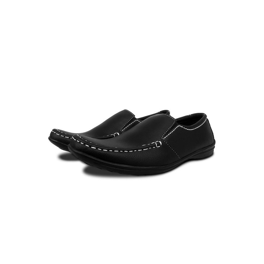 Saint Barkley - Koketo Acrylic Hitam - Sepatu Kerja Pria Slip On - Display