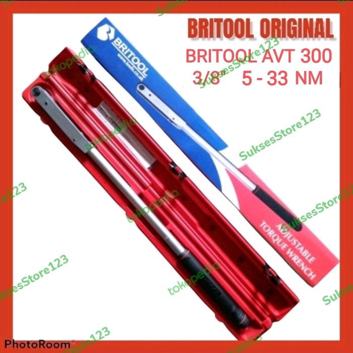 Ready BRITOOL AVT 300 AVT300 A 3/8" KUNCI MOMENT / TORSI AVT300A ORIGINAL