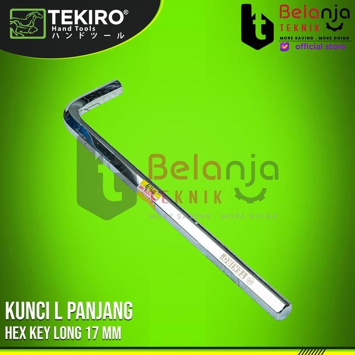 Ready Tekiro Kunci L Panjang 17 mm - Kunci L 17mm Tekiro