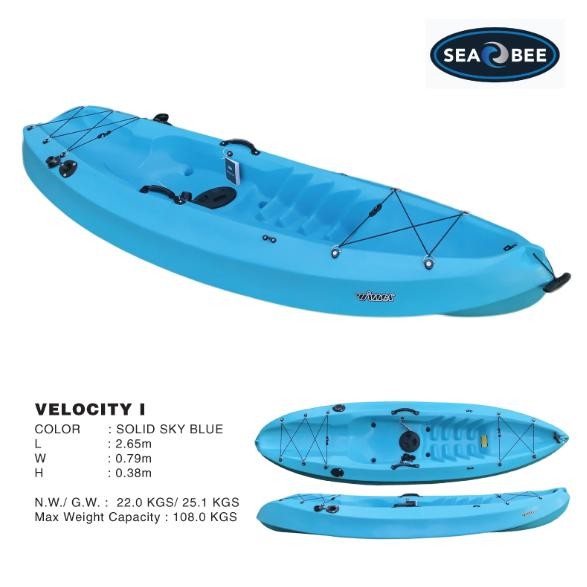 perahu kayak / wahana air kayak Velocity 1 & 2 merk SEABEE