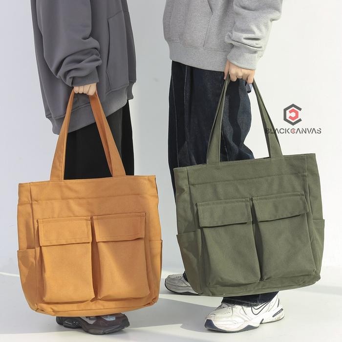 

EW836 [Beli Lokal] Tote Bag KIERANA.id Canvas Premium Cotton BIG SALE